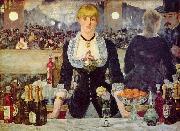 Edouard Manet Bar in den Folies Bergere oil painting on canvas